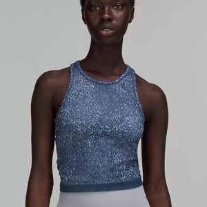 Lululemon Ebb to Street Cropped Racerback Tank